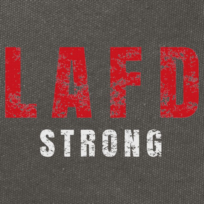 Lafd Strong Cotton Canvas Backpack