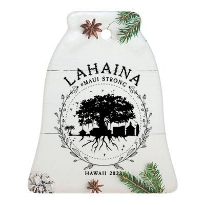 Lahaina Strong Ceramic Bell Ornament