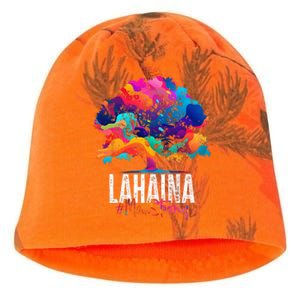 Lahaina Strong Maui Hawaii Old Banyan Tree Kati - Camo Knit Beanie