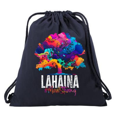 Lahaina Strong Maui Hawaii Old Banyan Tree Drawstring Bag