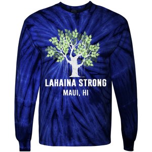 Lahaina Strong Maui Hawaii Old Banyan Tree Tie-Dye Long Sleeve Shirt