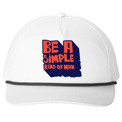 Lyriclyfe Simple Man Snapback Five-Panel Rope Hat