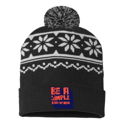 Lyriclyfe Simple Man USA-Made Snowflake Beanie