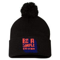 Lyriclyfe Simple Man Pom Pom 12in Knit Beanie