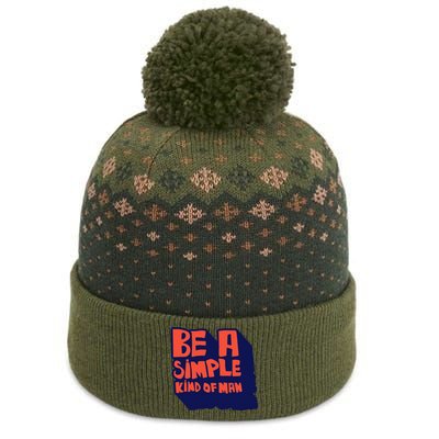 Lyriclyfe Simple Man The Baniff Cuffed Pom Beanie