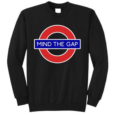 London Souvenir Mind The Gap Underground Tube Sweatshirt