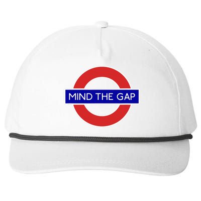 London Souvenir Mind The Gap Underground Tube Snapback Five-Panel Rope Hat