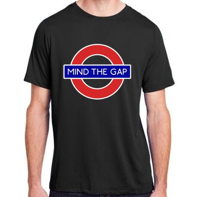 London Souvenir Mind The Gap Underground Tube Adult ChromaSoft Performance T-Shirt