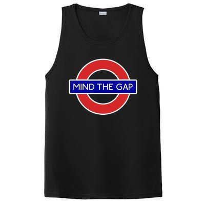 London Souvenir Mind The Gap Underground Tube PosiCharge Competitor Tank