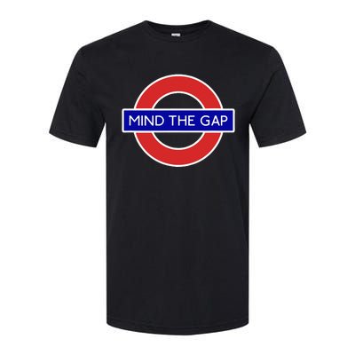 London Souvenir Mind The Gap Underground Tube Softstyle CVC T-Shirt