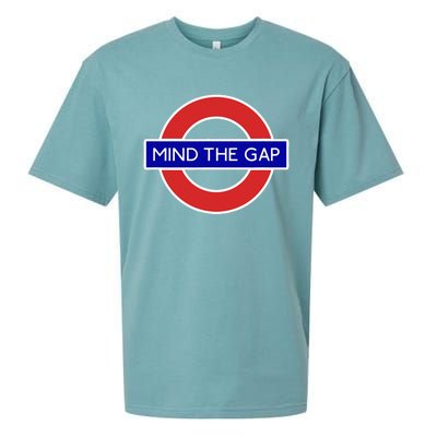 London Souvenir Mind The Gap Underground Tube Sueded Cloud Jersey T-Shirt