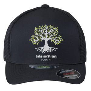 Lahaina Strong Maui Hawaii Old Banyan Tree Flexfit Unipanel Trucker Cap