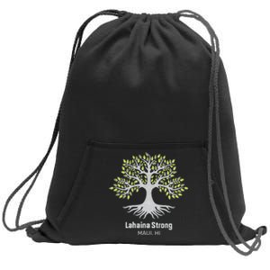 Lahaina Strong Maui Hawaii Old Banyan Tree Sweatshirt Cinch Pack Bag