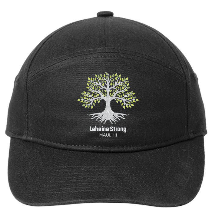 Lahaina Strong Maui Hawaii Old Banyan Tree 7-Panel Snapback Hat