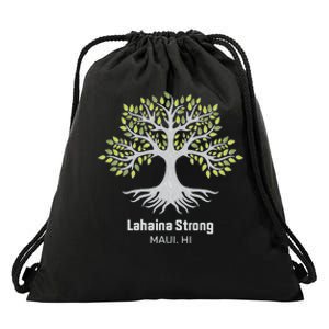 Lahaina Strong Maui Hawaii Old Banyan Tree Drawstring Bag