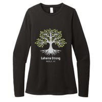 Lahaina Strong Maui Hawaii Old Banyan Tree Womens CVC Long Sleeve Shirt