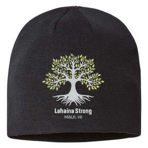 Lahaina Strong Maui Hawaii Old Banyan Tree Sustainable Beanie