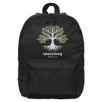 Lahaina Strong Maui Hawaii Old Banyan Tree 16 in Basic Backpack