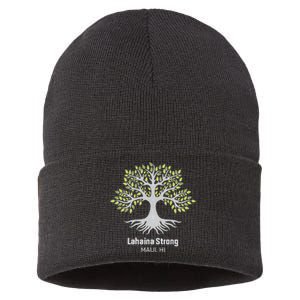 Lahaina Strong Maui Hawaii Old Banyan Tree Sustainable Knit Beanie