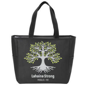 Lahaina Strong Maui Hawaii Old Banyan Tree Zip Tote Bag