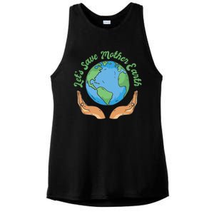 Let's Save Mother Earth Ladies PosiCharge Tri-Blend Wicking Tank