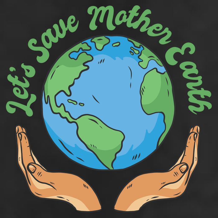 Let's Save Mother Earth Garment-Dyed Heavyweight T-Shirt