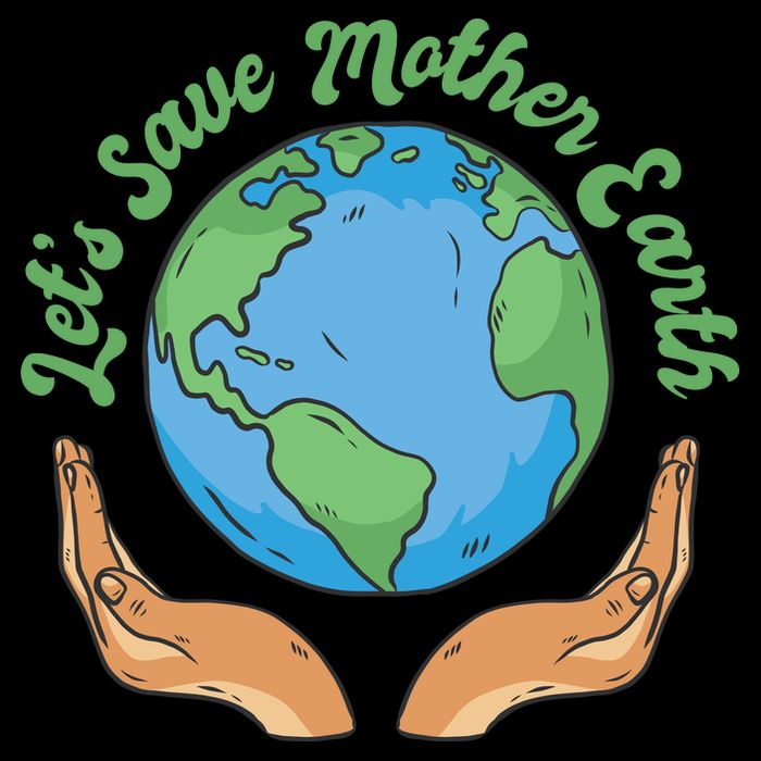 Let's Save Mother Earth USA-Made Doggie Bandana