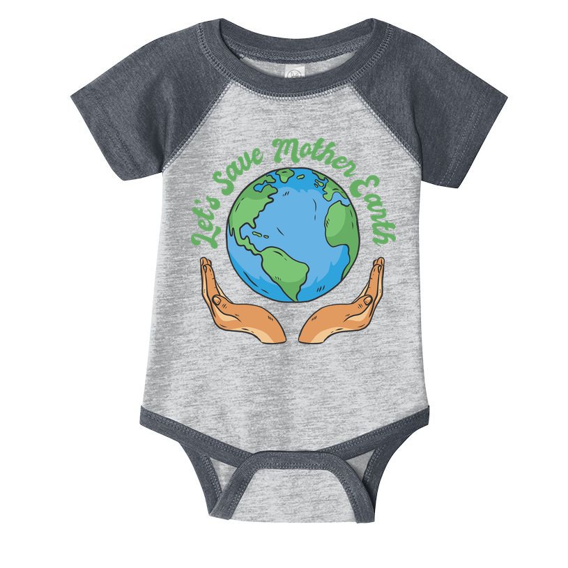 Let's Save Mother Earth Infant Baby Jersey Bodysuit