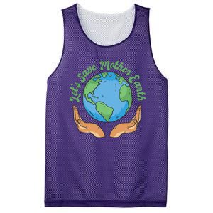 Let's Save Mother Earth Mesh Reversible Basketball Jersey Tank