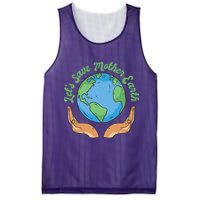 Let's Save Mother Earth Mesh Reversible Basketball Jersey Tank