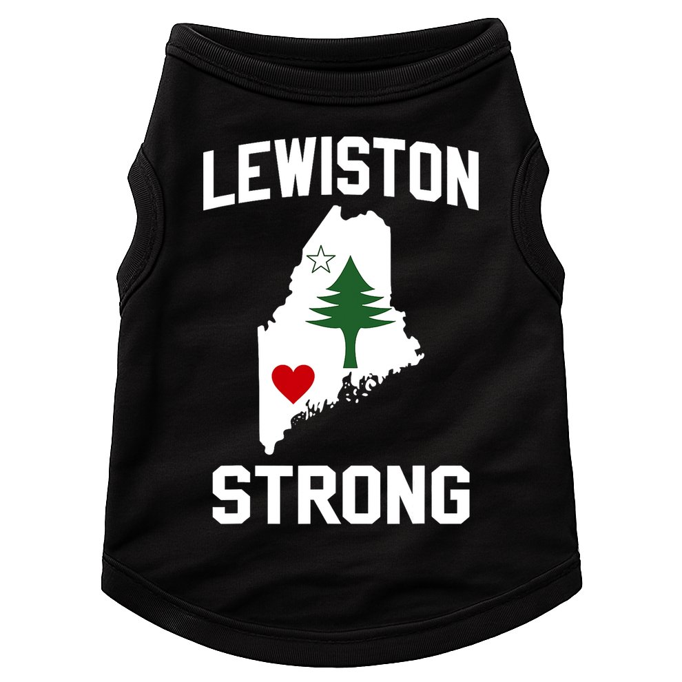 Lewiston Strong Maine Strong Doggie Tank