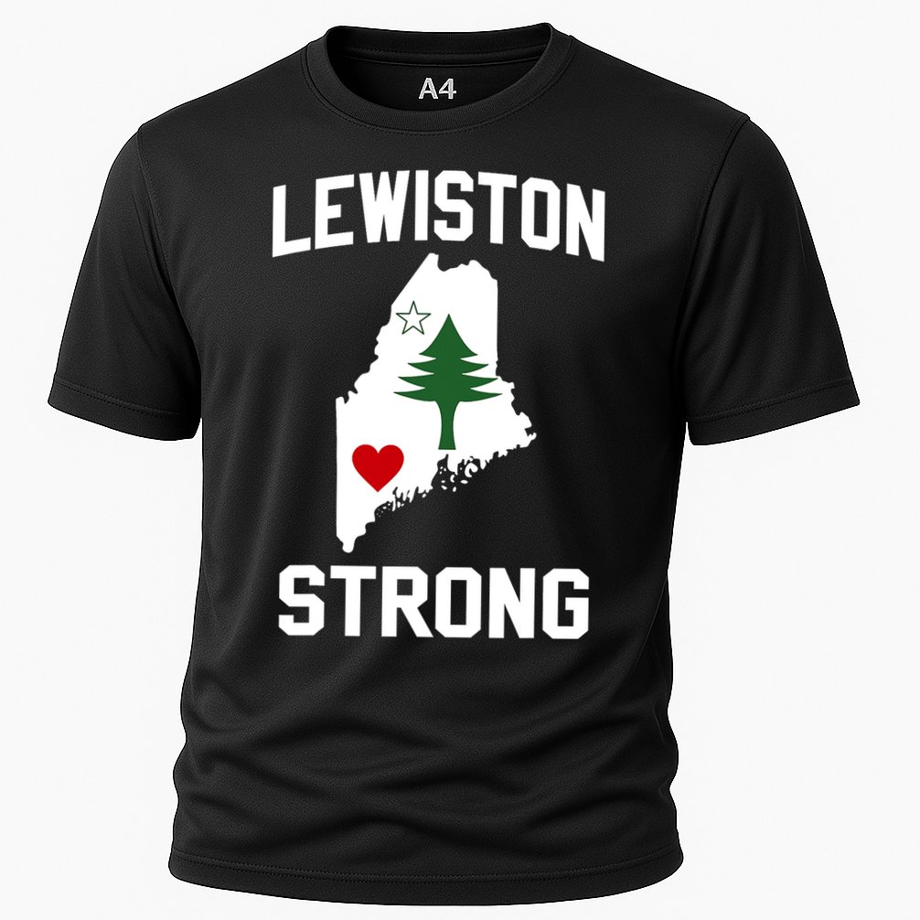 Lewiston Strong Maine Strong Cooling Performance Crew T-Shirt
