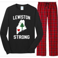 Lewiston Strong Maine Strong Long Sleeve Pajama Set