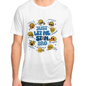 Lassen Sie Mich Bro Autismus Bewusstsein Lustiges Emoji Adult ChromaSoft Performance T-Shirt