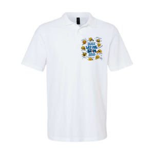 Lassen Sie Mich Bro Autismus Bewusstsein Lustiges Emoji Softstyle Adult Sport Polo