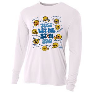 Lassen Sie Mich Bro Autismus Bewusstsein Lustiges Emoji Cooling Performance Long Sleeve Crew