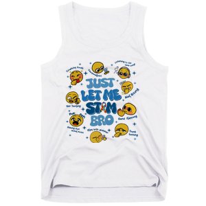 Lassen Sie Mich Bro Autismus Bewusstsein Lustiges Emoji Tank Top