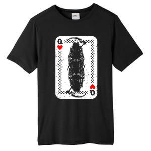 La Santa Muerte Mexico Skeleton Poker Card Death Queens Tall Fusion ChromaSoft Performance T-Shirt