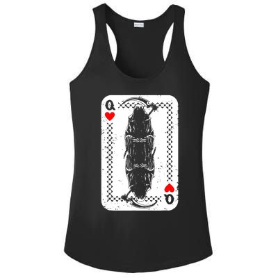 La Santa Muerte Mexico Skeleton Poker Card Death Queens Ladies PosiCharge Competitor Racerback Tank