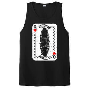 La Santa Muerte Mexico Skeleton Poker Card Death Queens PosiCharge Competitor Tank