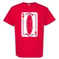 La Santa Muerte Mexico Skeleton Poker Card Death Queens Garment-Dyed Heavyweight T-Shirt