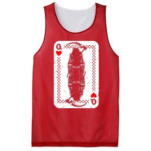 La Santa Muerte Mexico Skeleton Poker Card Death Queens Mesh Reversible Basketball Jersey Tank