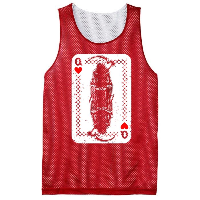 La Santa Muerte Mexico Skeleton Poker Card Death Queens Mesh Reversible Basketball Jersey Tank