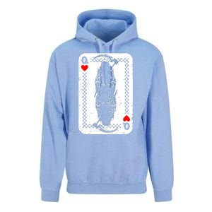 La Santa Muerte Mexico Skeleton Poker Card Death Queens Unisex Surf Hoodie