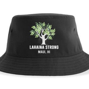 Lahaina Strong Maui Hawaii Old Banyan Tree Sustainable Bucket Hat