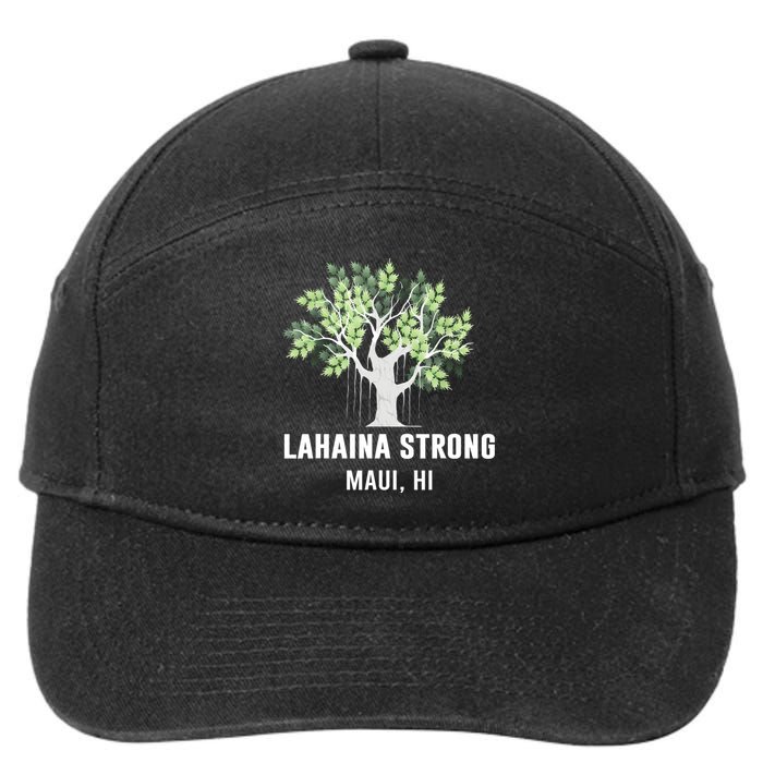 Lahaina Strong Maui Hawaii Old Banyan Tree 7-Panel Snapback Hat