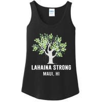 Lahaina Strong Maui Hawaii Old Banyan Tree Ladies Essential Tank