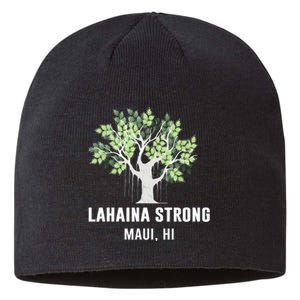 Lahaina Strong Maui Hawaii Old Banyan Tree Sustainable Beanie