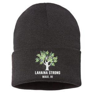 Lahaina Strong Maui Hawaii Old Banyan Tree Sustainable Knit Beanie