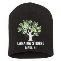 Lahaina Strong Maui Hawaii Old Banyan Tree Short Acrylic Beanie